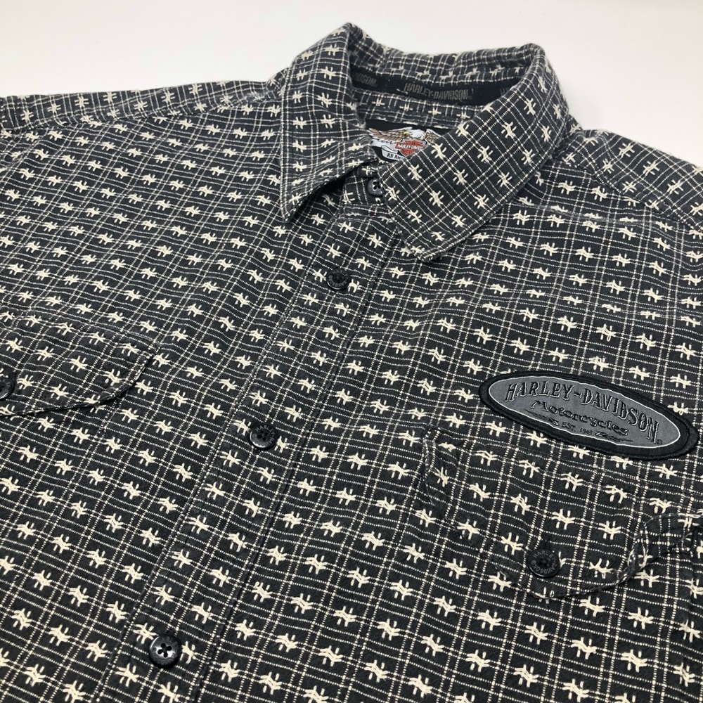 Harley Davidson Short Sleeve Logo Patch Shirt